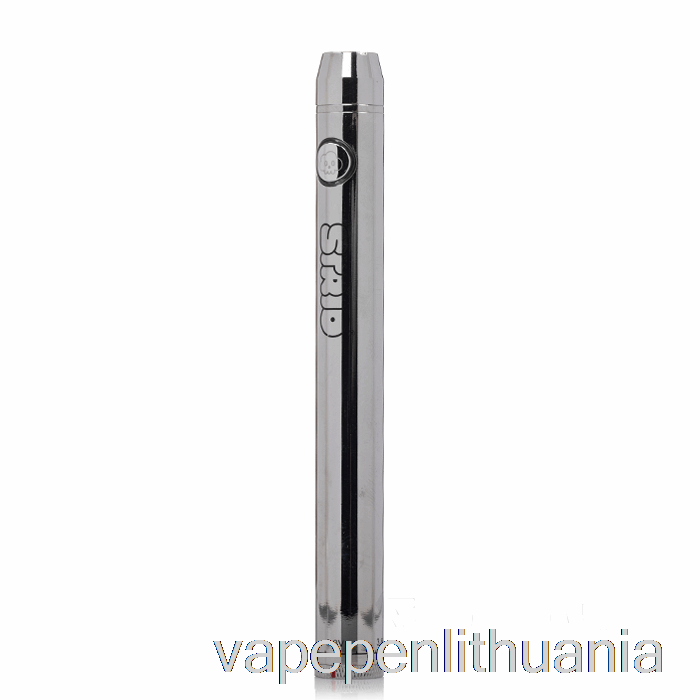 Strio Bottom Twist 510 Baterija Chrome Vape Skystis